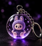 Glow Bunny Keychain