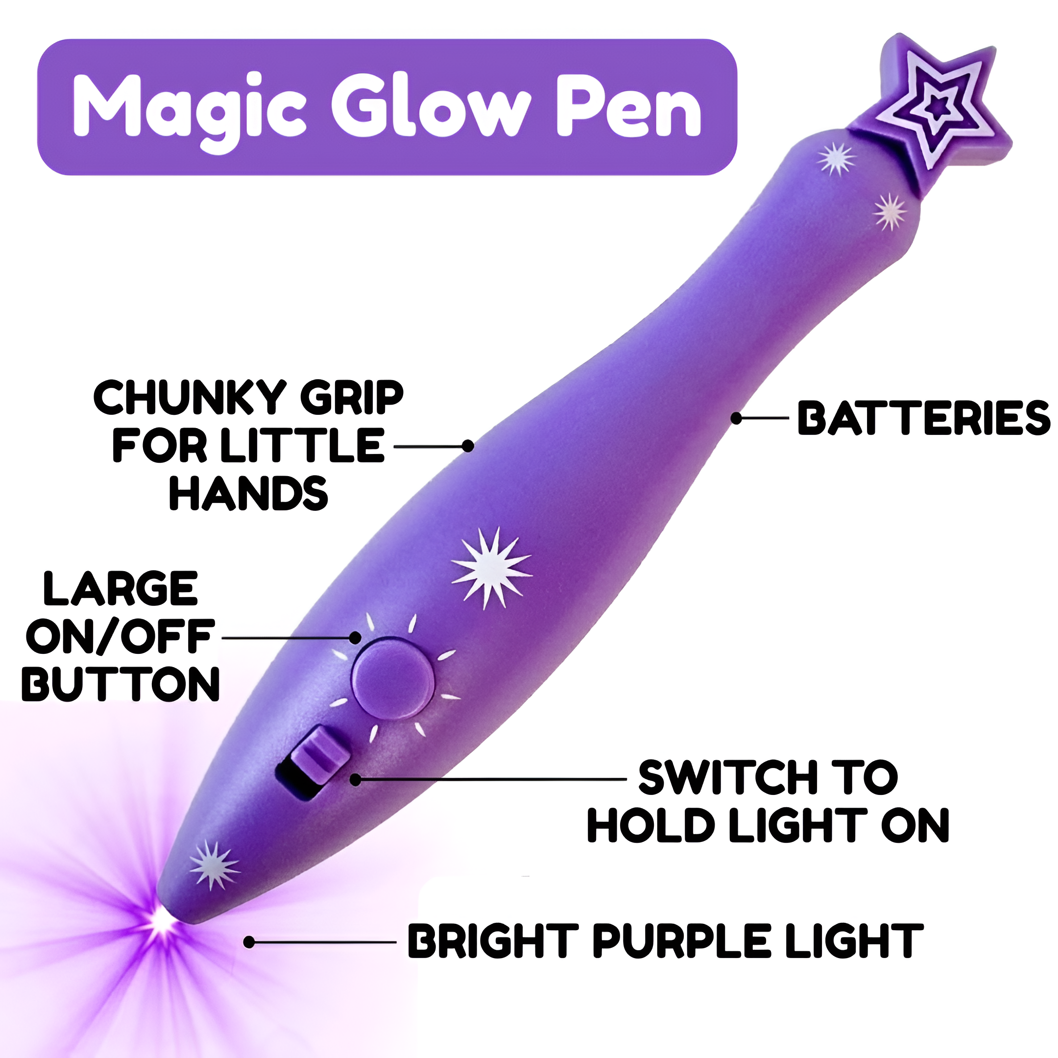 Creative Glow Plush with Magic Glow Pen